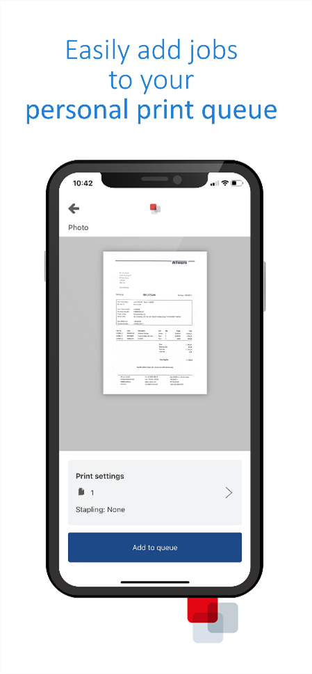 Online Print and Scan app - uniFLOW Online